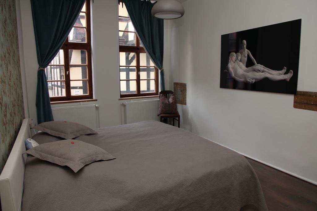 Ferienwohnung Hoellenblick Quedlinburg Esterno foto